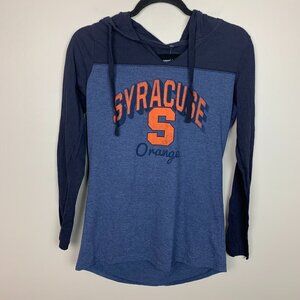 Syracuse University Long Sleeve Hoodie T-shirt - Size Small NEW